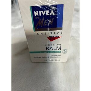 Nivea for men aftershave balm. Lot of 3. New. Unscented. . 3.3 0z. Each